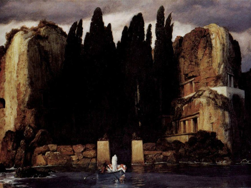Cimitero degli Inglesi: L'isola dei morti (Böcklin) Cimitero degli Inglesi: L'isola dei morti (Böcklin)