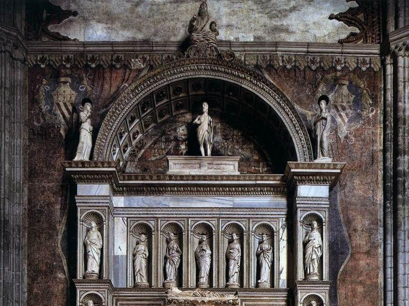 Basilica di Santa Maria Gloriosa dei Frari: mausoleo del doge (Rizzo) Basilica di Santa Maria Gloriosa dei Frari: mausoleo del doge (Rizzo)