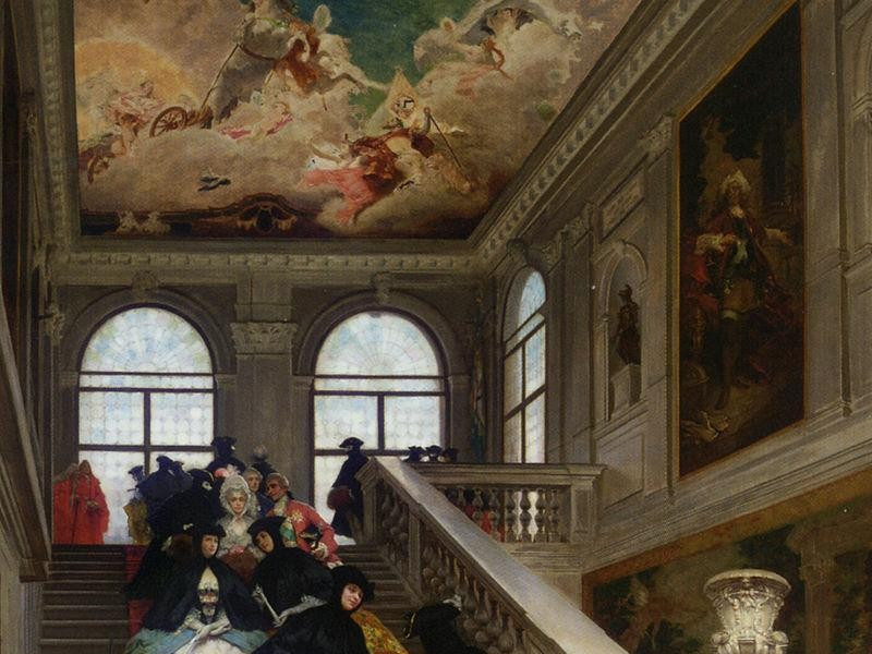 Ca' Rezzonico: scalone