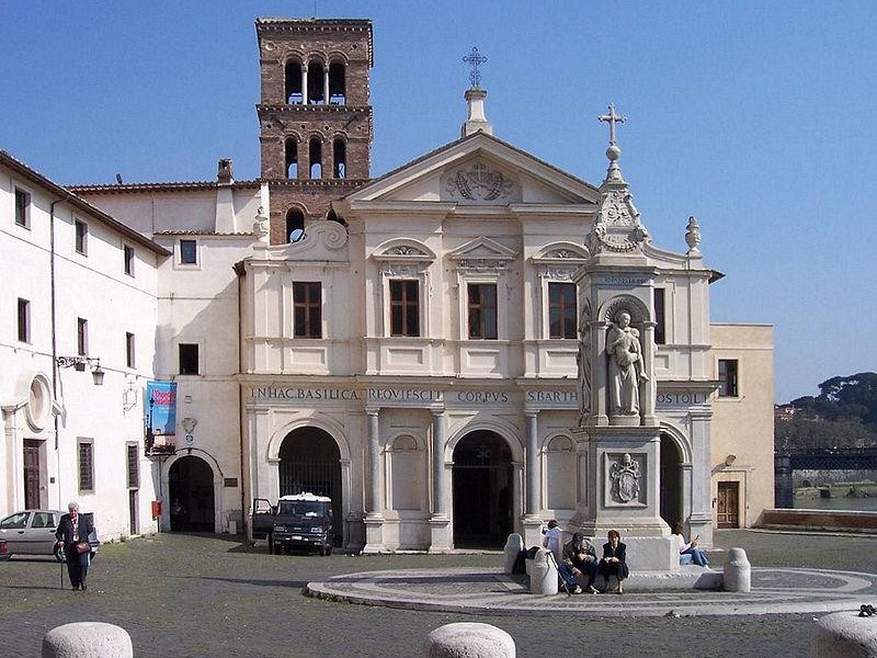 Isola Tiberina: basilica di san bartolomeo