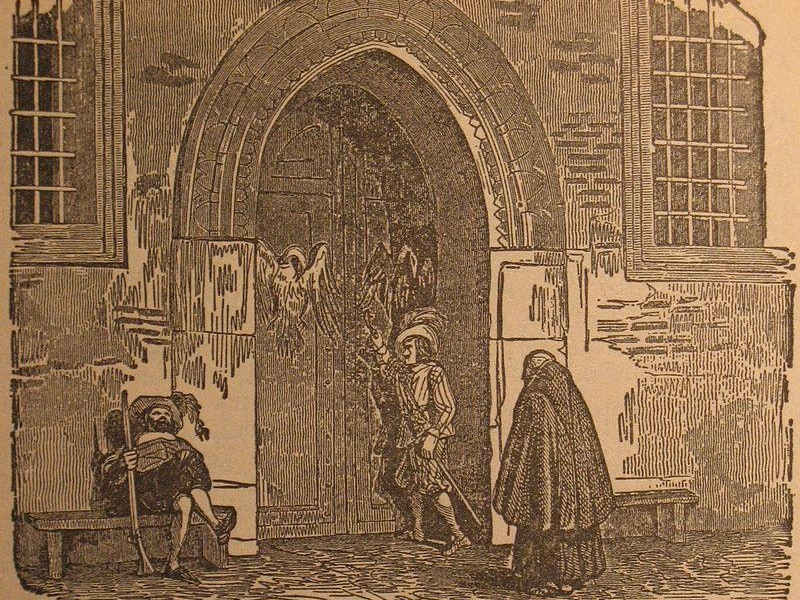 Il Palazzotto in un'illustrazione di Francesco Gonin (1808-1889)