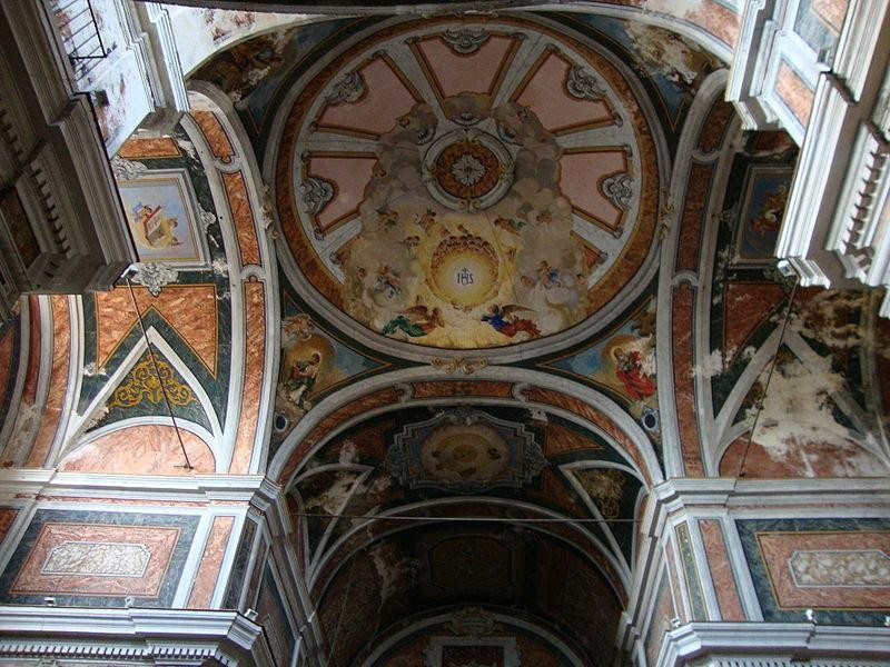Immagine descrittiva - https://it.wikipedia.org/wiki/Chiesa_di_Sant%27Agata_al_Collegio#/media/File:Sant%27Agata_al_Collegio,_interior_dome_(Caltanissetta).jpg Immagine descrittiva - https://it.wikipedia.org/wiki/Chiesa_di_Sant%27Agata_al_Collegio#/media/File:Sant%27Agata_al_Collegio,_interior_dome_(Caltanissetta).jpg