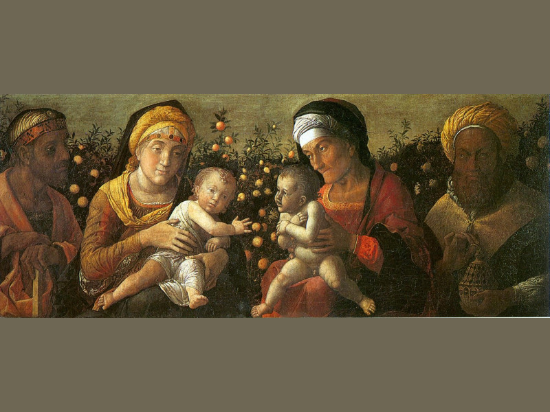 Sacra Famiglia di Andrea Mantegna  Sacra Famiglia di Andrea Mantegna
