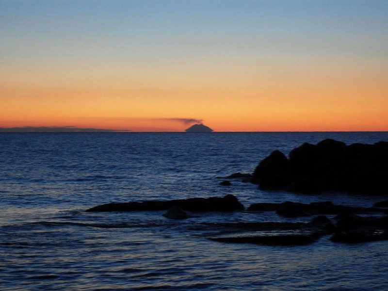Stromboli visto da Campora Stromboli visto da Campora